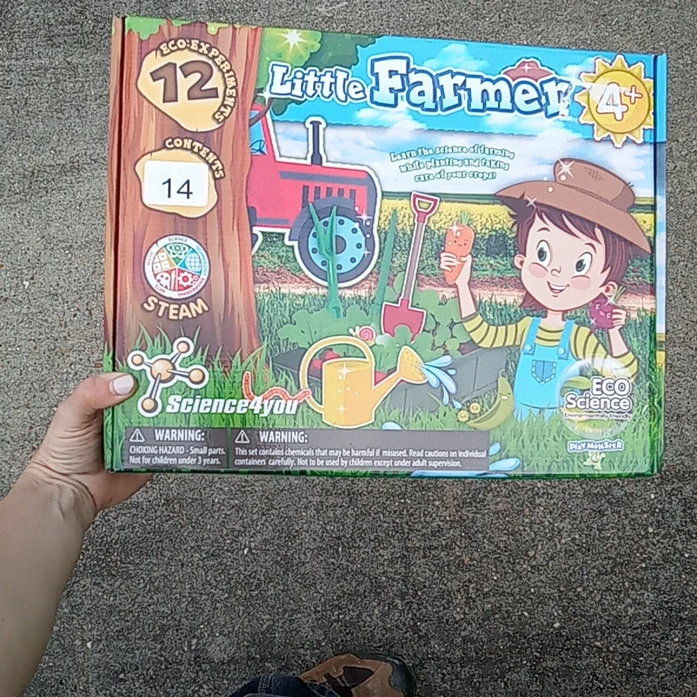 Little farmer science kit, learn the science of farming STEAM